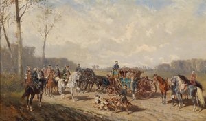Incontro durante la cavalcata da Alexander von Bensa